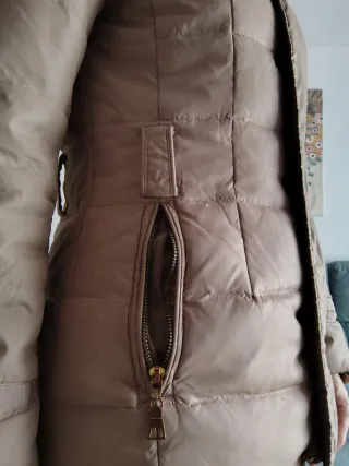 Plumífero Studio Classic Beige Dorado