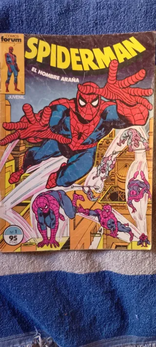 primer comic,de spiderman, número 1 publicado.