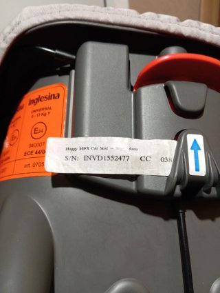 Silla coche Inglesina Grupo 0-1