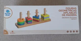 Juguete Montessori Figuras Geométricas Madera