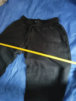 Pantalón ancho, talle bajo