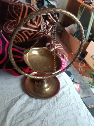 Balanza antigua de latón