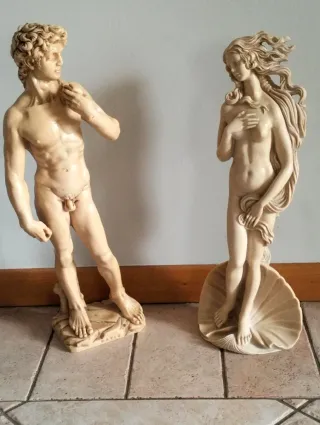 Statue David e Venere