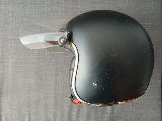 Casco Jet LS2 Fibra Vidrio + bluetooth