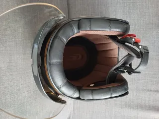 Casco Jet LS2 Fibra Vidrio + bluetooth