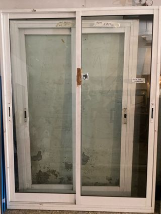 Balconera corredera lacado blanco