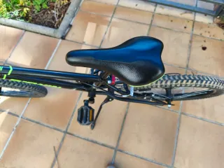 Bicicleta Montaña Niño Negra/Verde