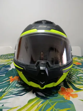 Casco LS2 Advant Negro y Amarillo