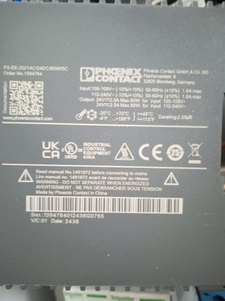 Fuente de Alimentación DC 24V 60W