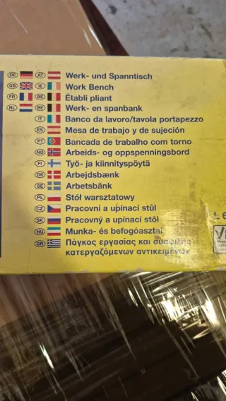 Banco de trabajo plegable