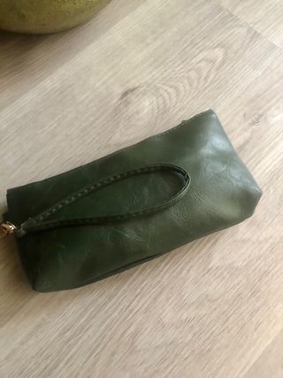 Portafoglio borsetta verde scuro