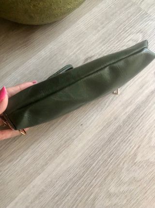 Portafoglio borsetta verde scuro