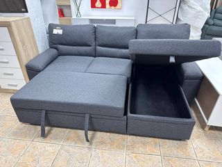 Sofá Cama Azul con Arcón ¡NUEVO Precintado!