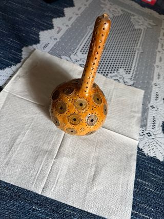 Calabaza Decorativa Artesanal con Monedas.