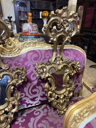 Pareja de Cornucopias Doradas