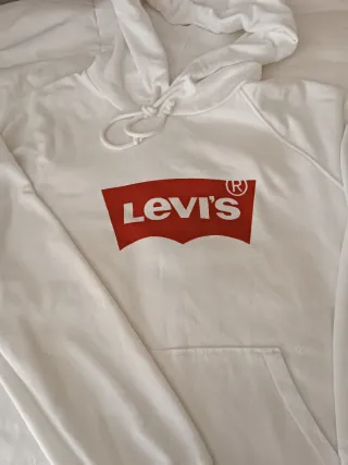 Sudadera Levi's Hombre Talla M Blanca