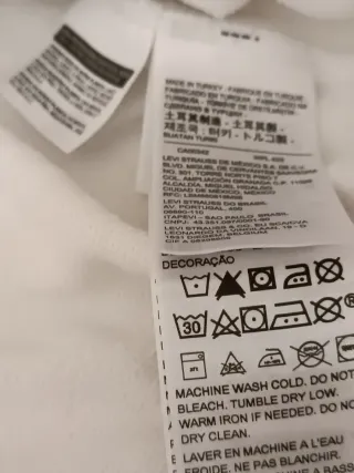 Sudadera Levi's Hombre Talla M Blanca