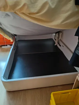 Cama Ikea 135x190 KVITSÖY + Colchón