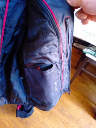 Chaqueta Moto Negra y Gris