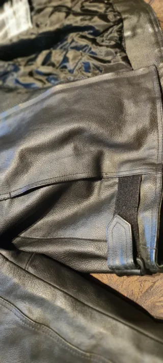 Cazadora Cuero Café Racer Negra talla M