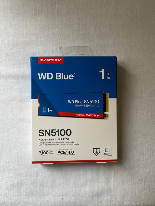 WD Blue SN5100 1TB NVMe SSD M.2