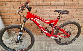 Bicicleta Specialized Doble Suspensión Roja