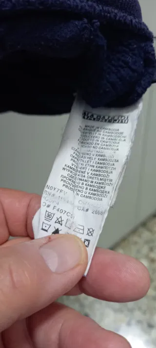 Felpa Napapijri Blu Taglia 3XL