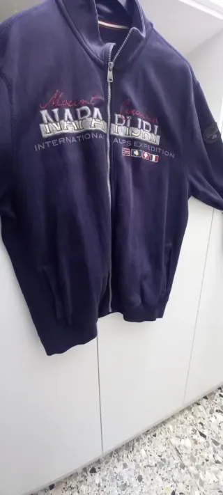 Felpa Napapijri Blu Taglia 3XL