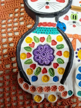 Ceramica Gatti Artigianale Decorata