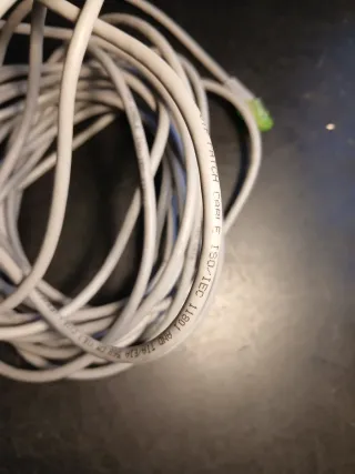 Cable Ethernet CAT 6. Con 10 m.