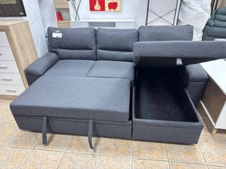 Sofá Cama Azul con Arcón ¡Liquidación NUEVO!
