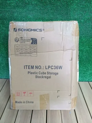 SONGMICS Estantería Modular de 9 Compartimentos