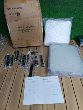 SONGMICS Estantería Modular de 9 Compartimentos