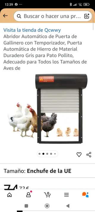 Puerta Automática Gallinero