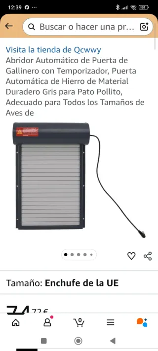 Puerta Automática Gallinero