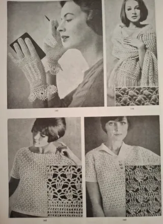 3 revistas "Album de Crochet" Num. 6, 7 y 8