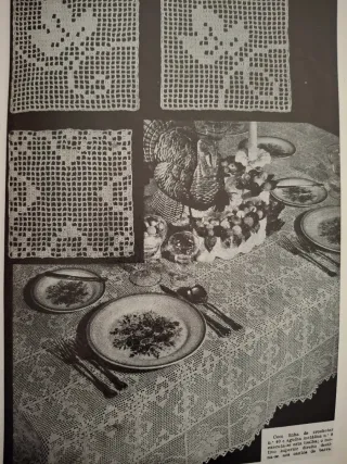 3 revistas "Album de Crochet" Num. 6, 7 y 8