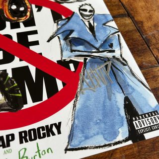 AUTOGRAFATO A$AP Rocky - Non essere stupido vinile limitato