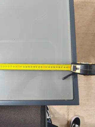 Mesa y 4 Sillas Exterior Cristal