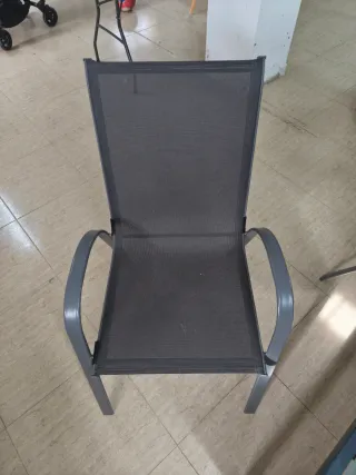 Mesa y 4 Sillas Exterior Cristal