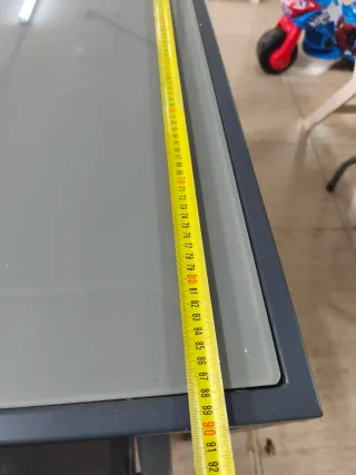 Mesa y 4 Sillas Exterior Cristal