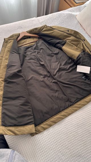Parka Zara Beige/Verde Claro