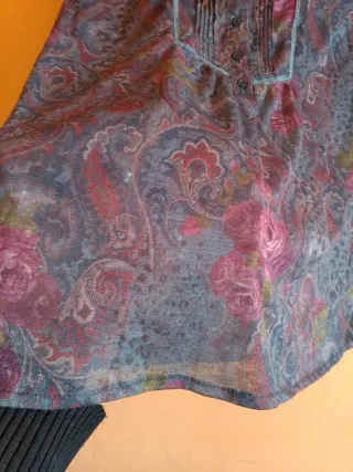 Blusa estampada Nymphanea alba T.44