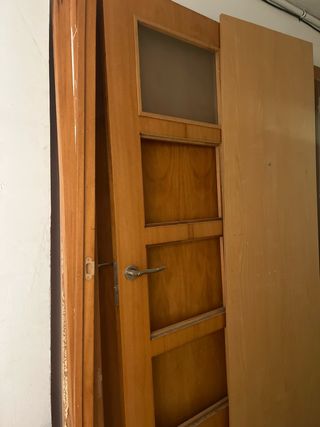 Puertas de interior madera 9 unidades