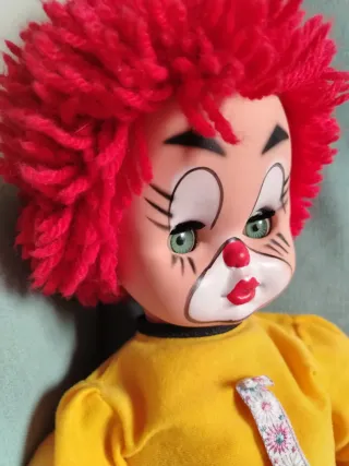 Bambola Ari vintage clown tedesca perfetta