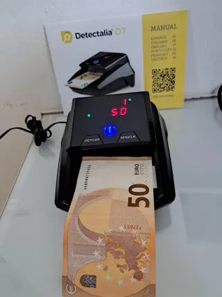 Detector Billetes Falsos