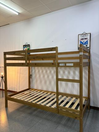 Litera de madera doble nueva