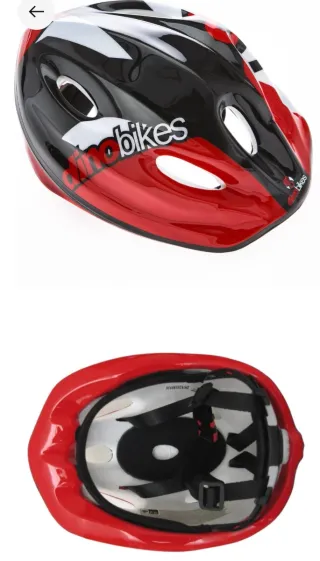 Casco infantil DinoBikes rojo talla 52-56cm