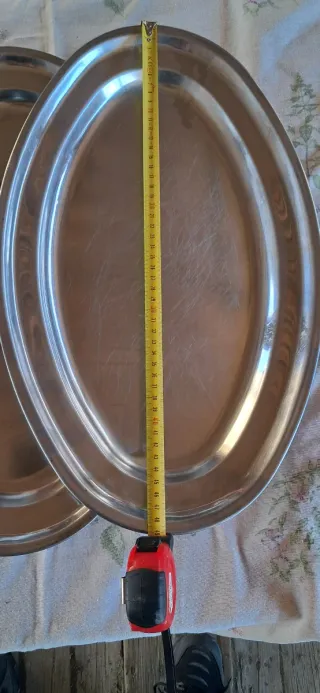 Bandejas Acero Inoxidable x4