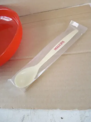 Plato y cuchara Milupa años 80